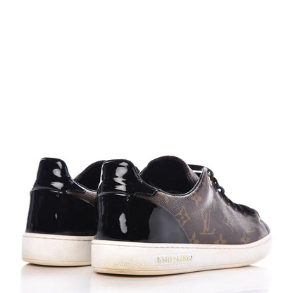 Louis Vuitton Patent Monogram Frontrow Sneakers 39 4 of 12