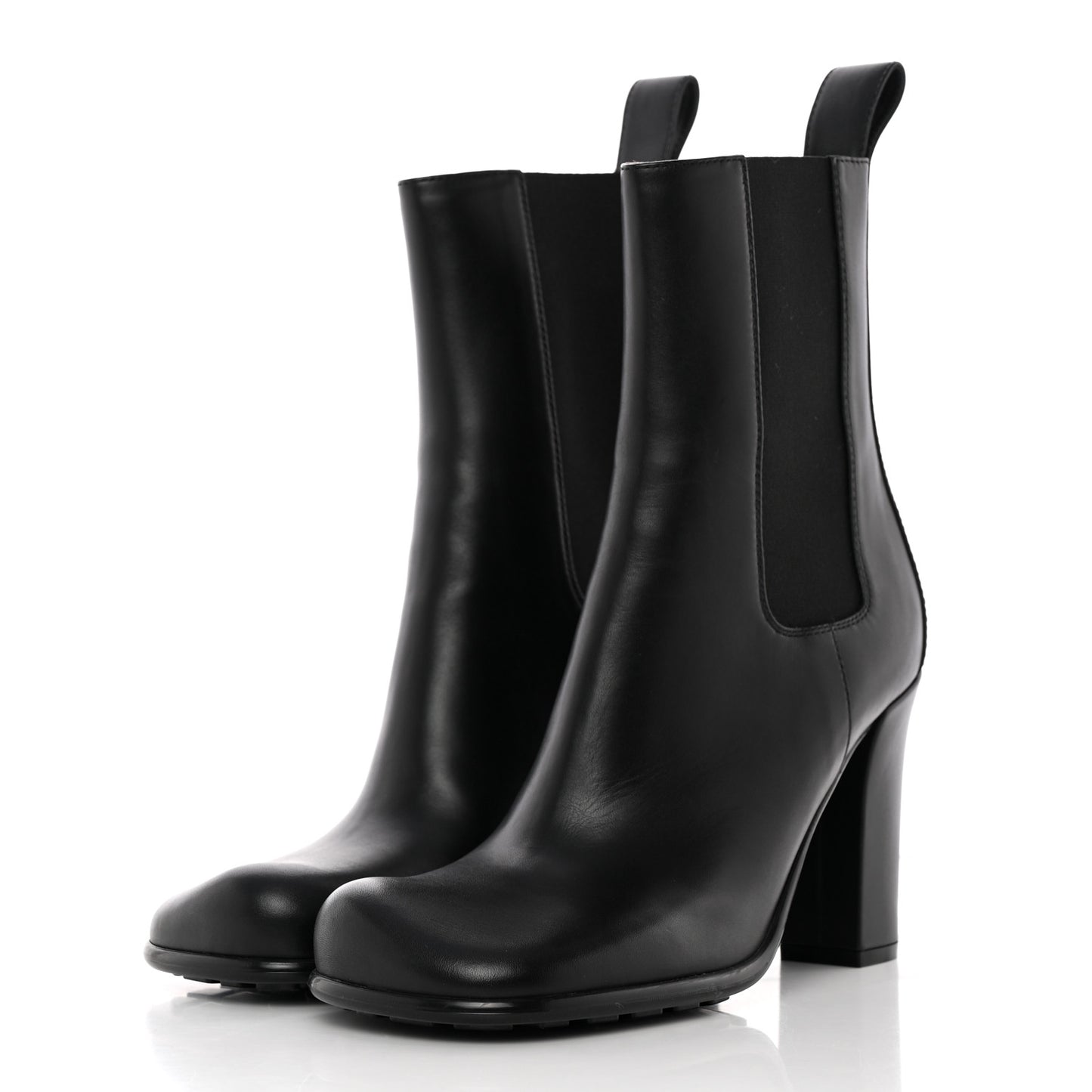 Calfskin Storm Chelsea Boots 38.5 Black