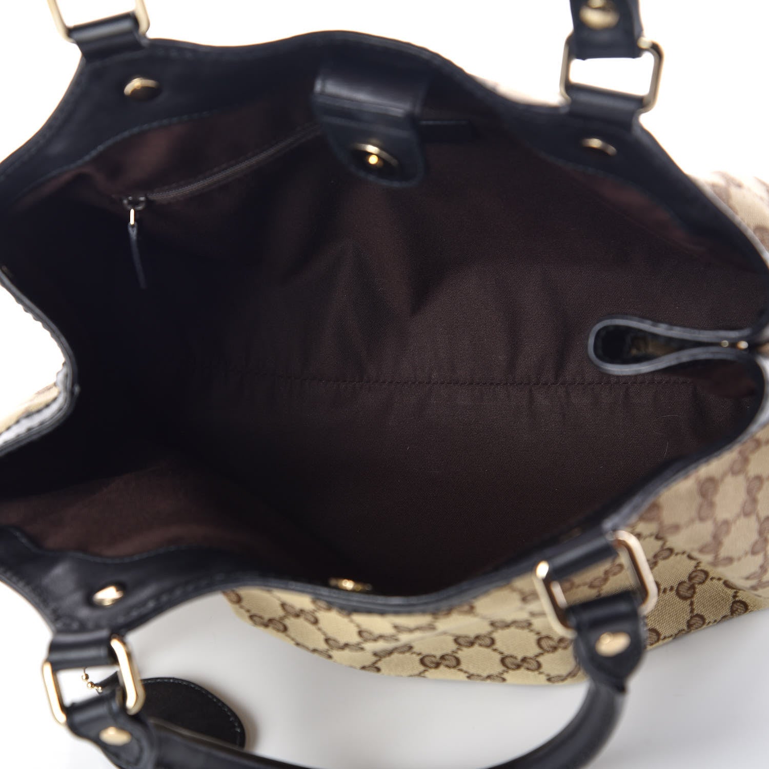 Gucci Monogram Medium Sukey Tote Dark Brown 5 of 9