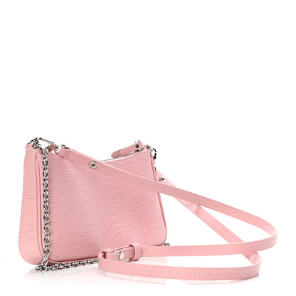 Louis Vuitton Epi Easy Pouch On Strap Rose Ballerine 7 of 13