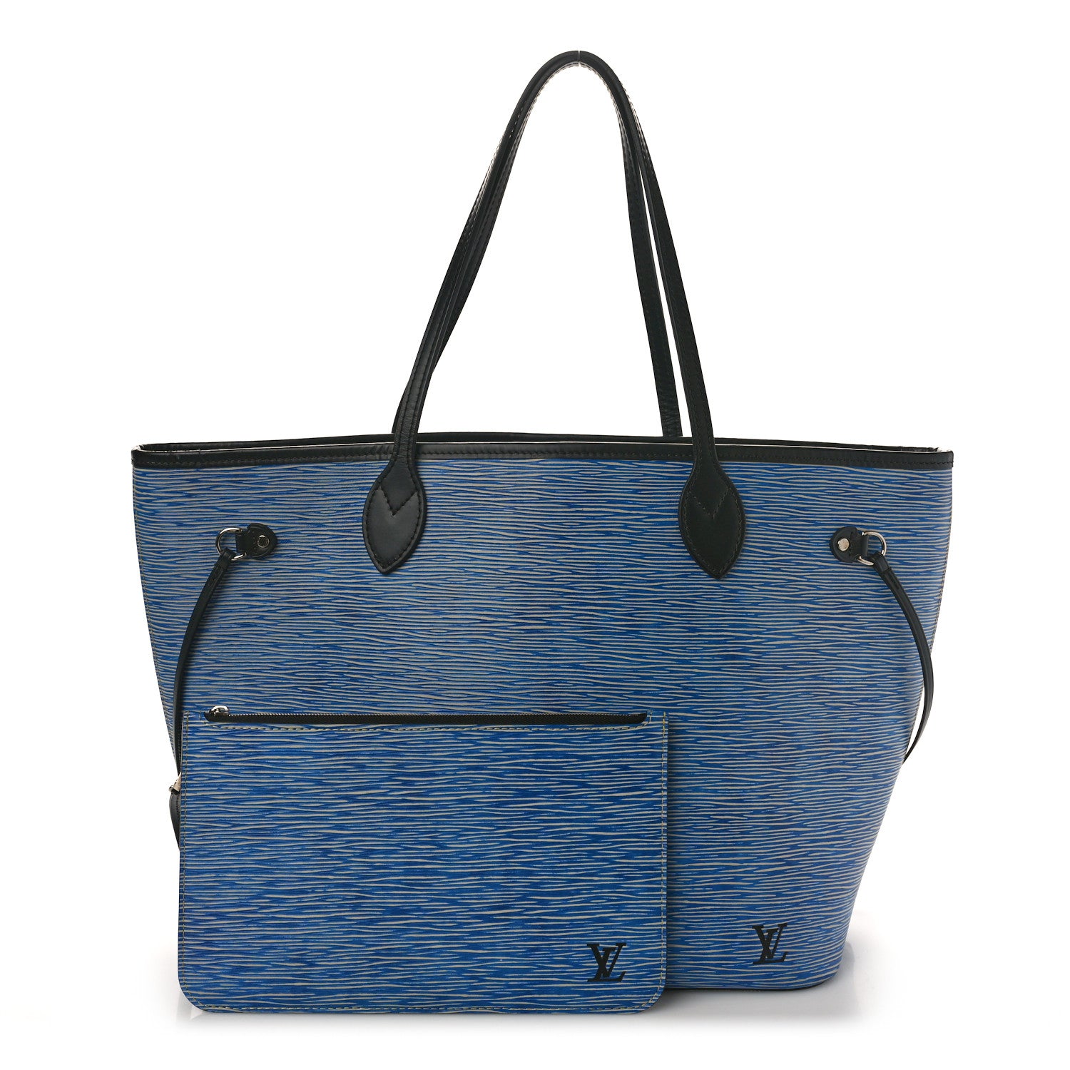 Louis Vuitton Epi Neverfull MM Denim Light 3 of 15