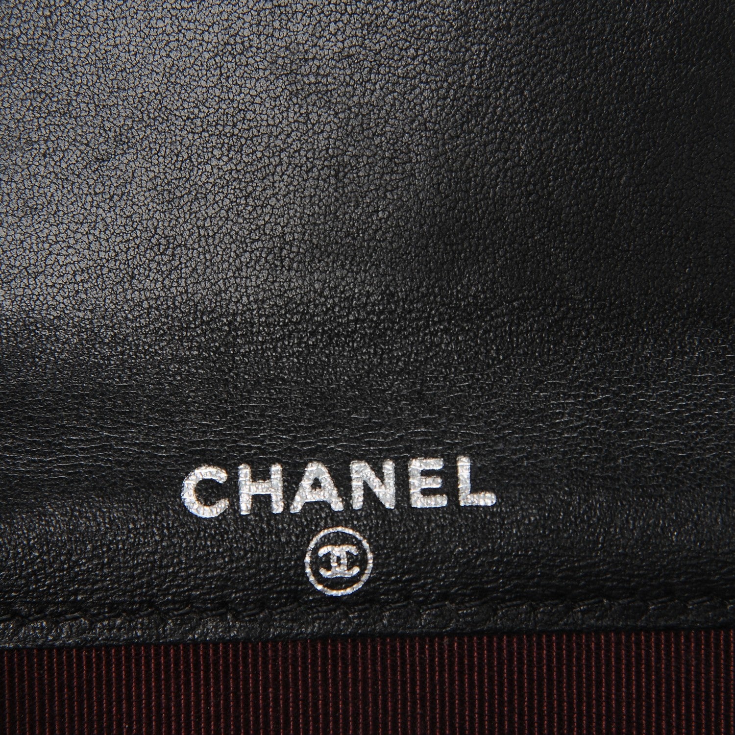 Chanel Lambskin Quilted Flap Card Holder Wallet Black 6 of 8