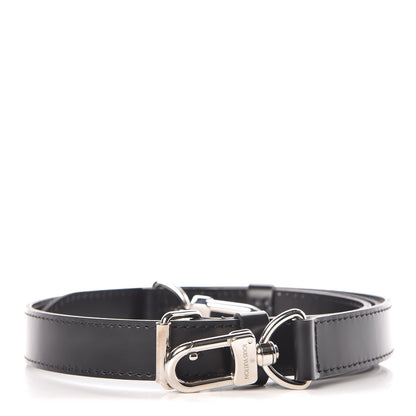 Louis Vuitton Calfskin 25mm Adjustable Shoulder Strap Black 1 of 3