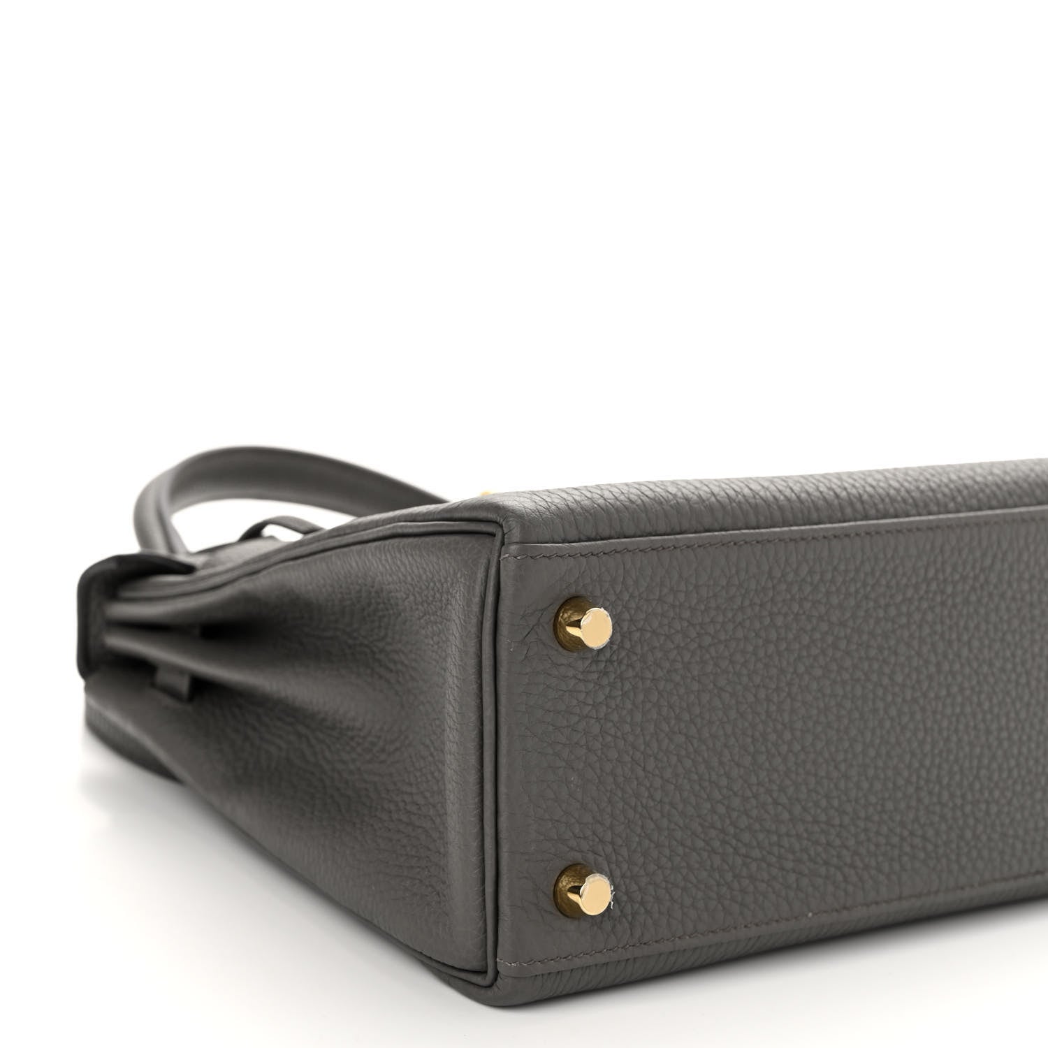 Hermes Togo Kelly Retourne 25 Etain 9 of 13