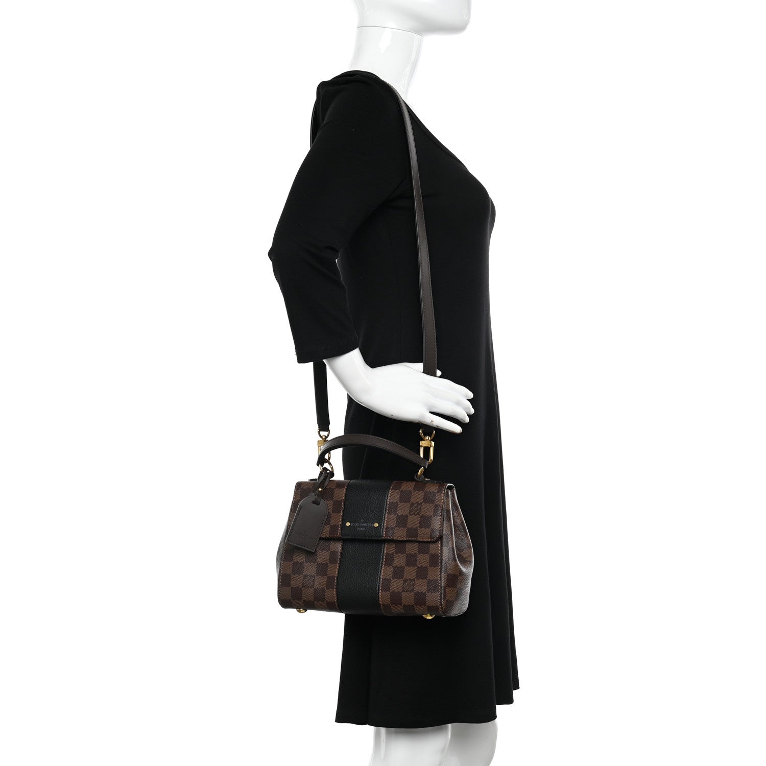 Louis Vuitton Damier Ebene Bond Street BB Black 2 of 10