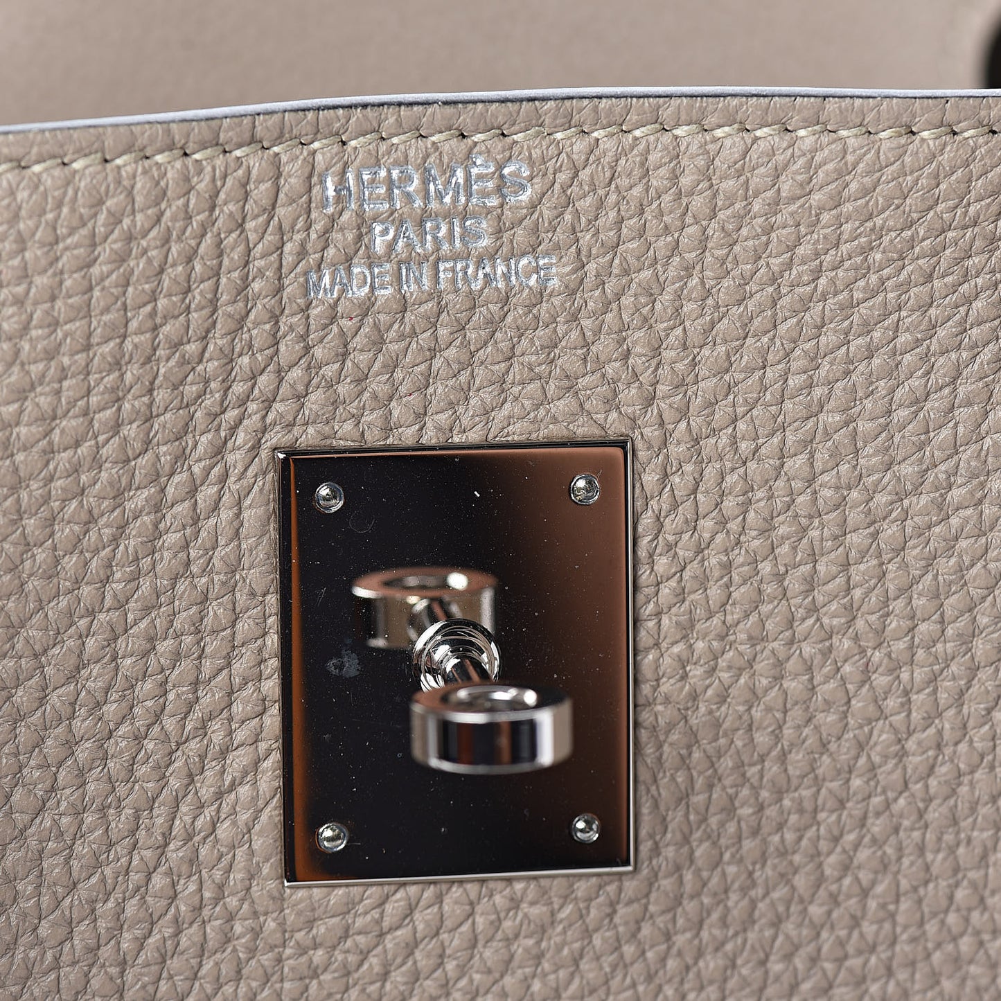 Togo Birkin 40 Gris Tourterelle