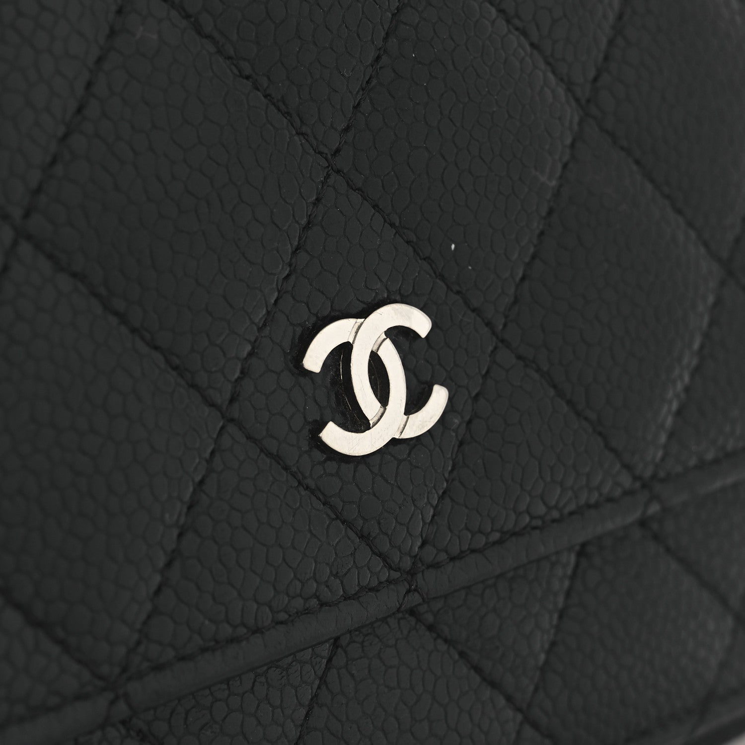 Chanel Caviar Quilted Wallet On Chain WOC Black 13 of 15