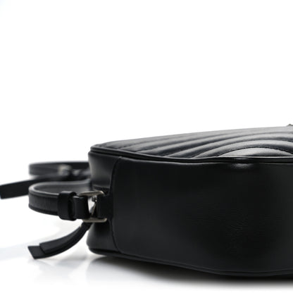 Saint Laurent Calfskin Matelasse Monogram Lou Camera Bag Black 9 of 11