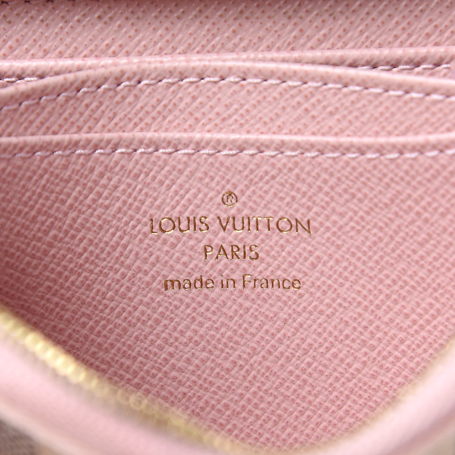 Louis Vuitton Damier Azur Zippy Coin Purse Rose Ballerine 6 of 9