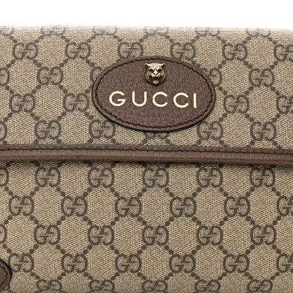 Gucci GG Supreme Monogram Neo Vintage Web Belt Bag Brown 8 of 10
