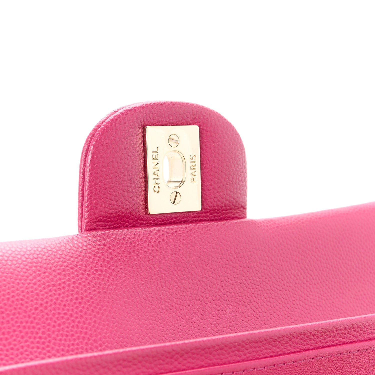 Chanel Caviar Quilted Small Double Flap Fuchsia 7 of 13