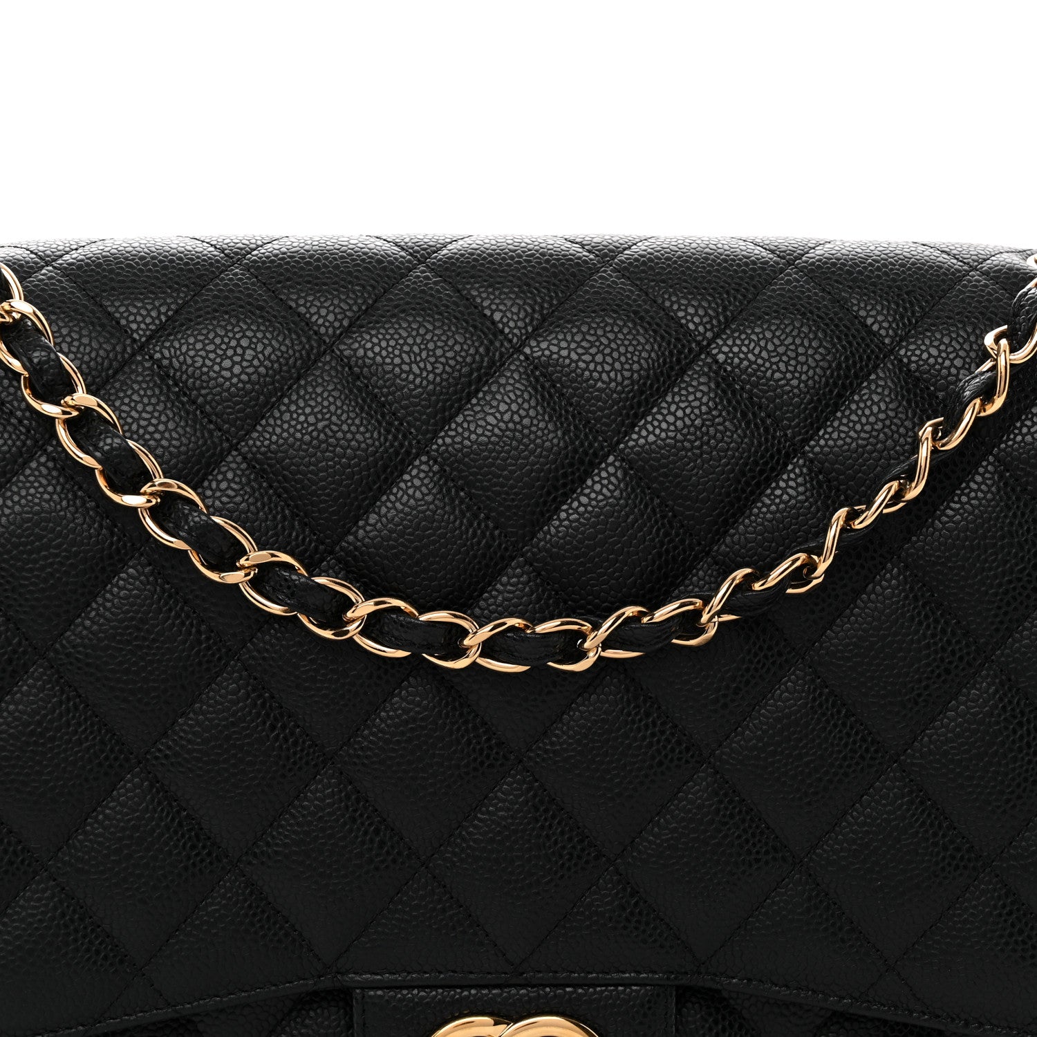 Chanel Caviar Quilted Maxi Double Flap Black 8 of 11