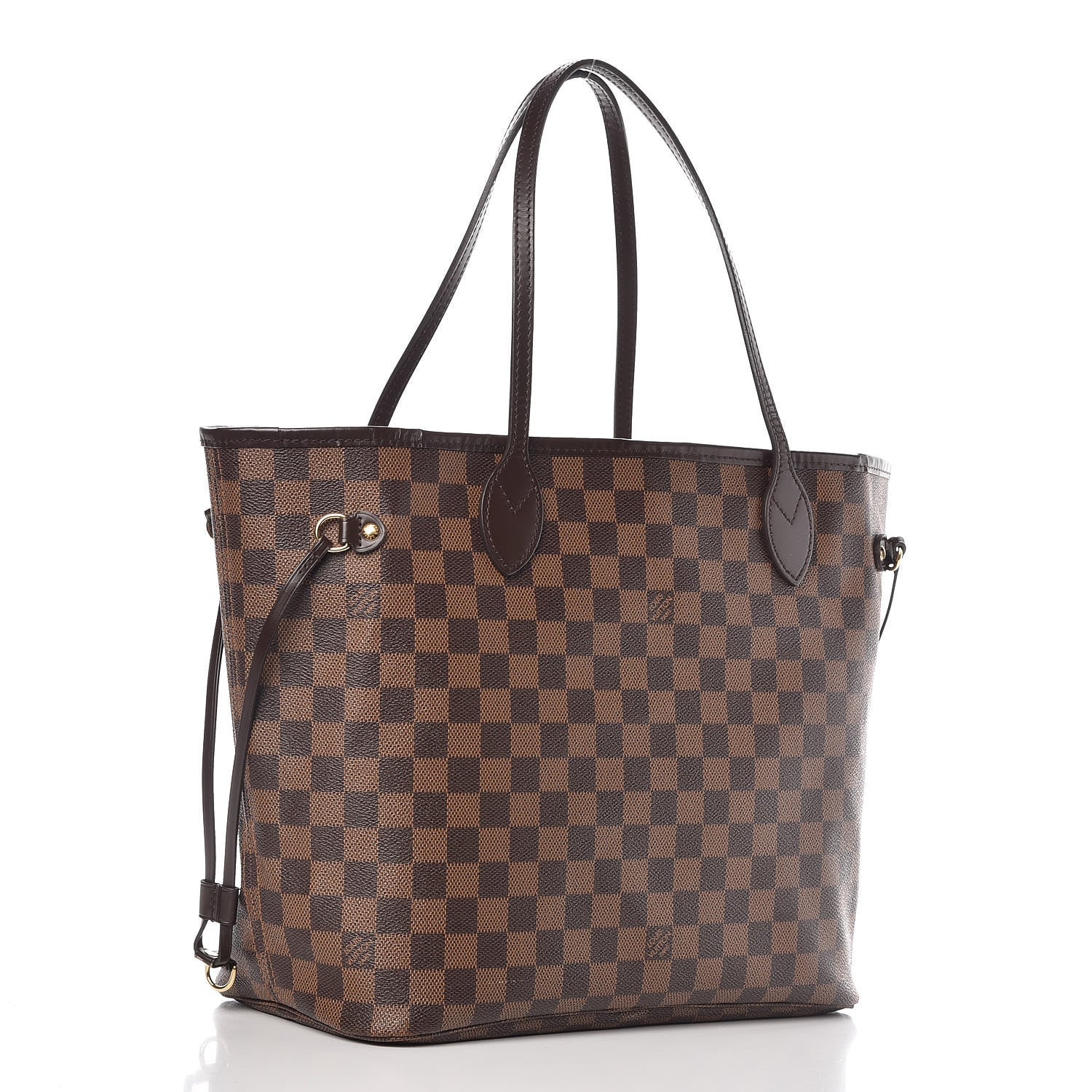 Louis Vuitton Damier Ebene Neo Neverfull MM Rose Ballerine 4 of 12