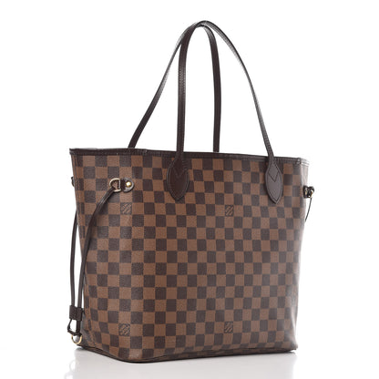 Louis Vuitton Damier Ebene Neo Neverfull MM Rose Ballerine 4 of 12