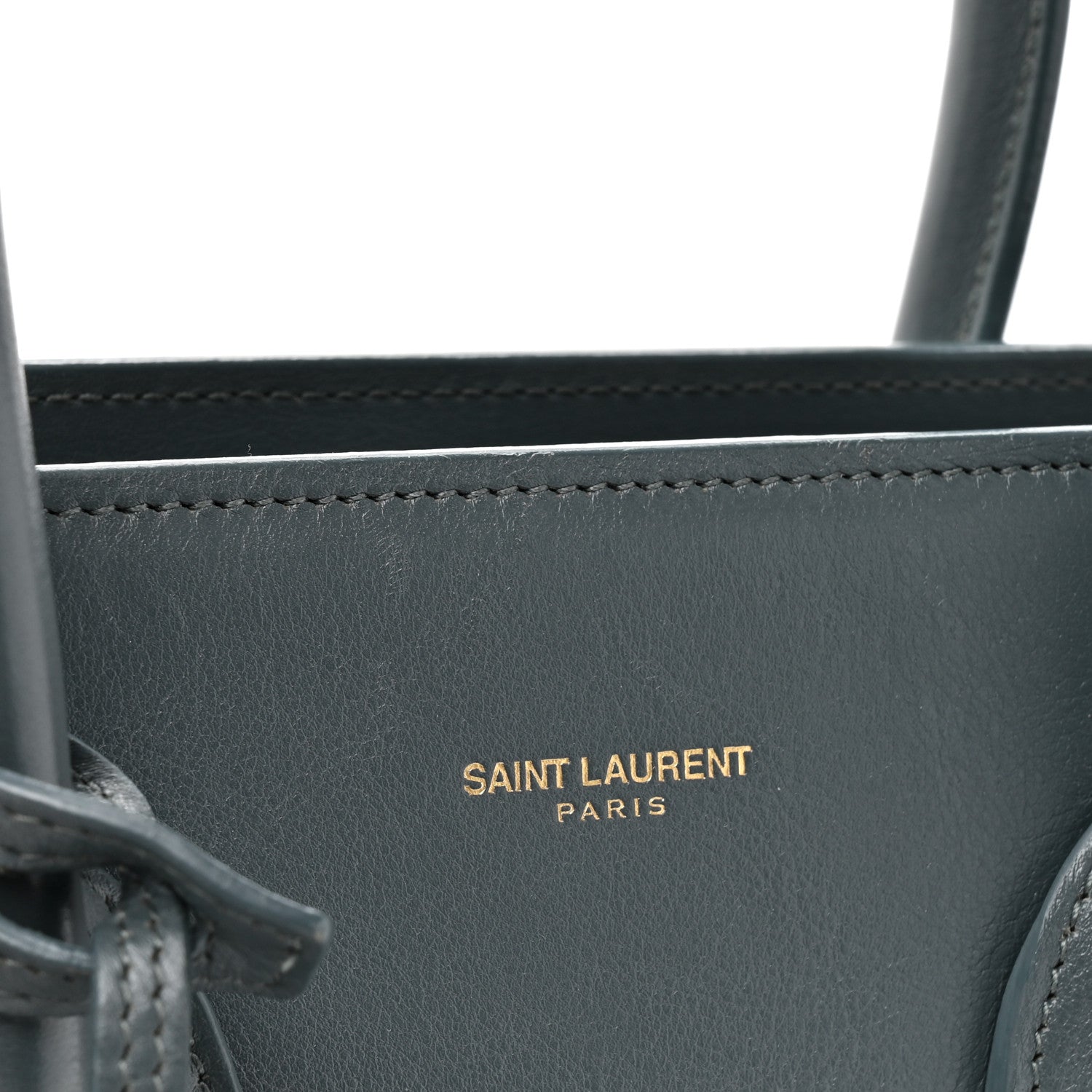 Saint Laurent Calfskin Small Sac De Jour Fog 15 of 15