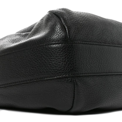Gucci Grained Calfskin Bamboo Bar Hobo Black 8 of 10