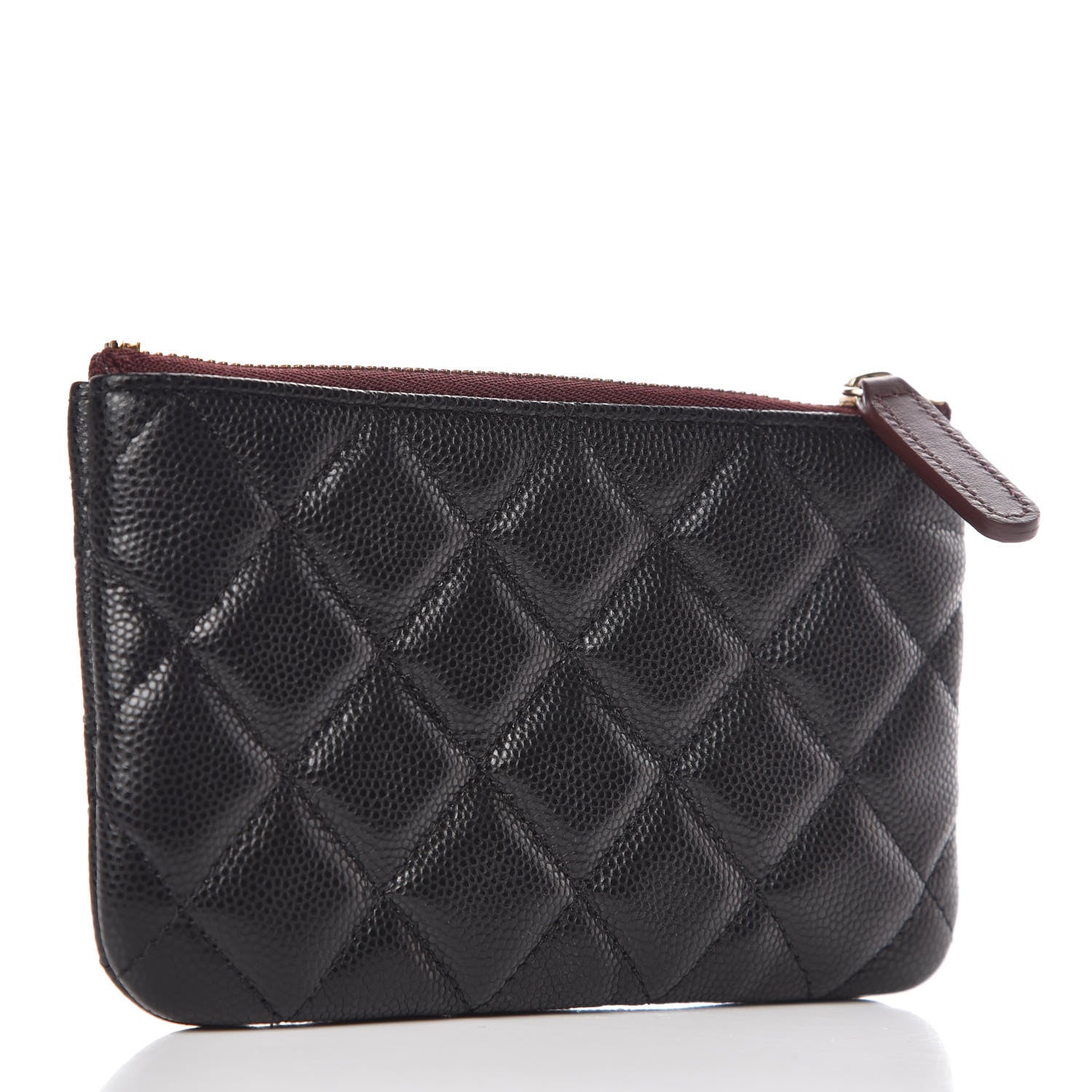 Chanel Caviar Quilted Small Cosmetic Case Black 3 of 8
