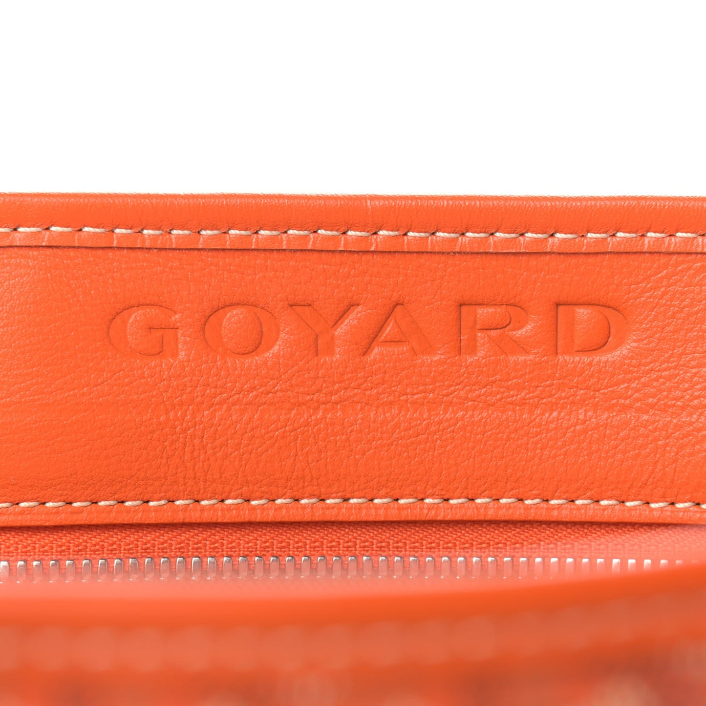 Goyardine Marquises Tote Orange