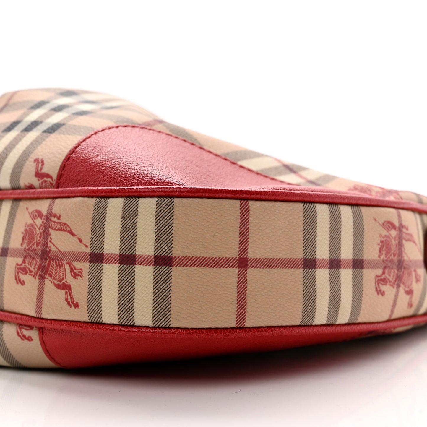 Haymarket Check Small Hernville Hobo Red