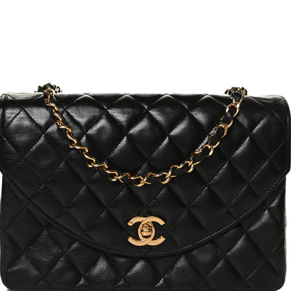 Chanel Lambskin Quilted Small Single Flap Black 7 of 14