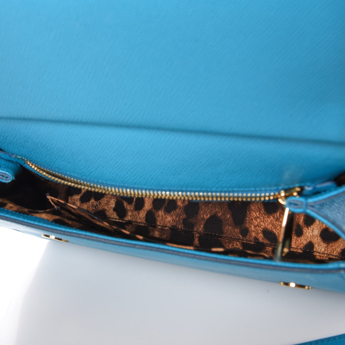 Dauphine Calfskin Medium Miss Sicily Satchel Turquoise