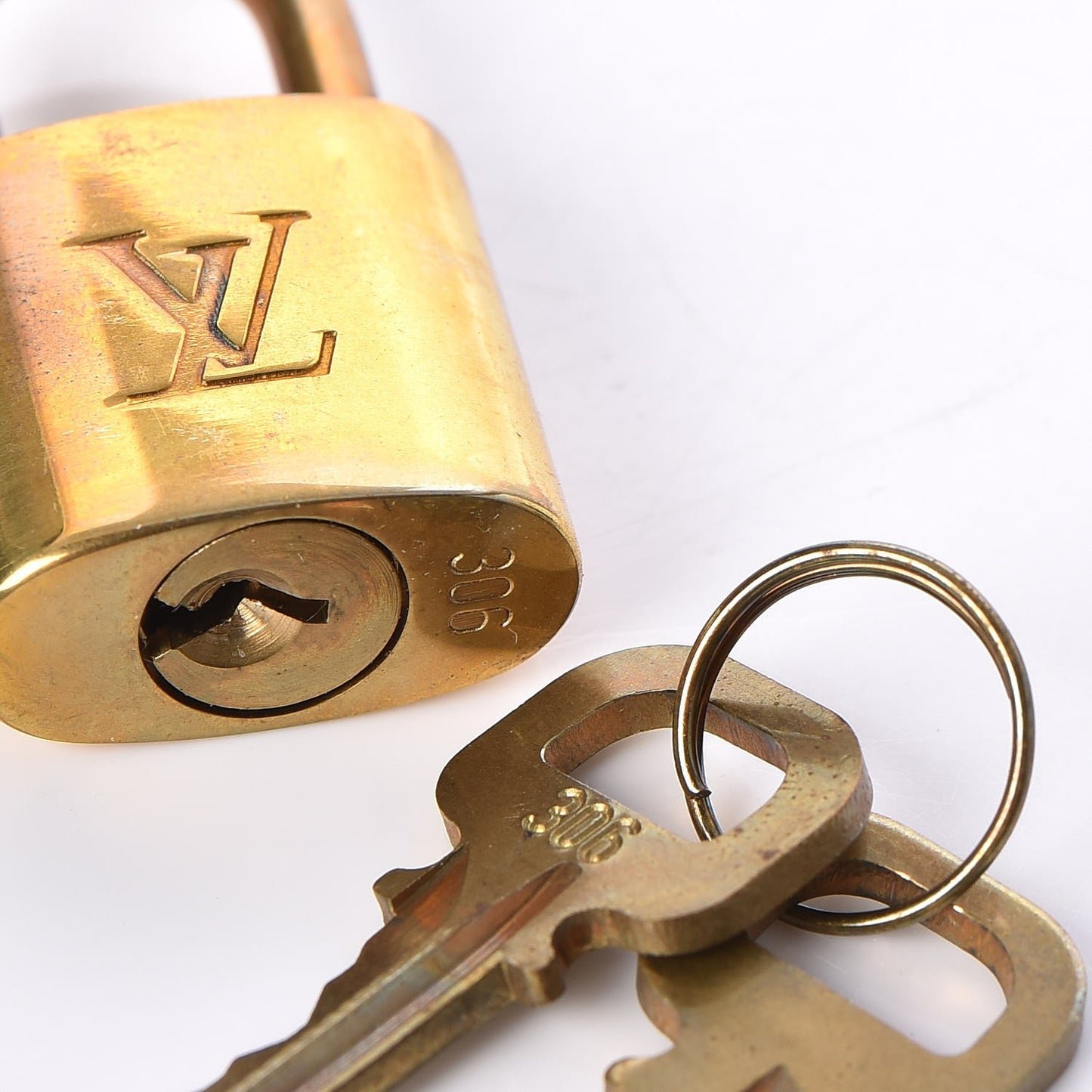Brass Lock and Key Set #306