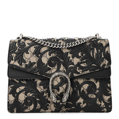 Gucci GG Supreme Monogram Arabesque Medium Dionysus Shoulder Bag Black 1 of 14
