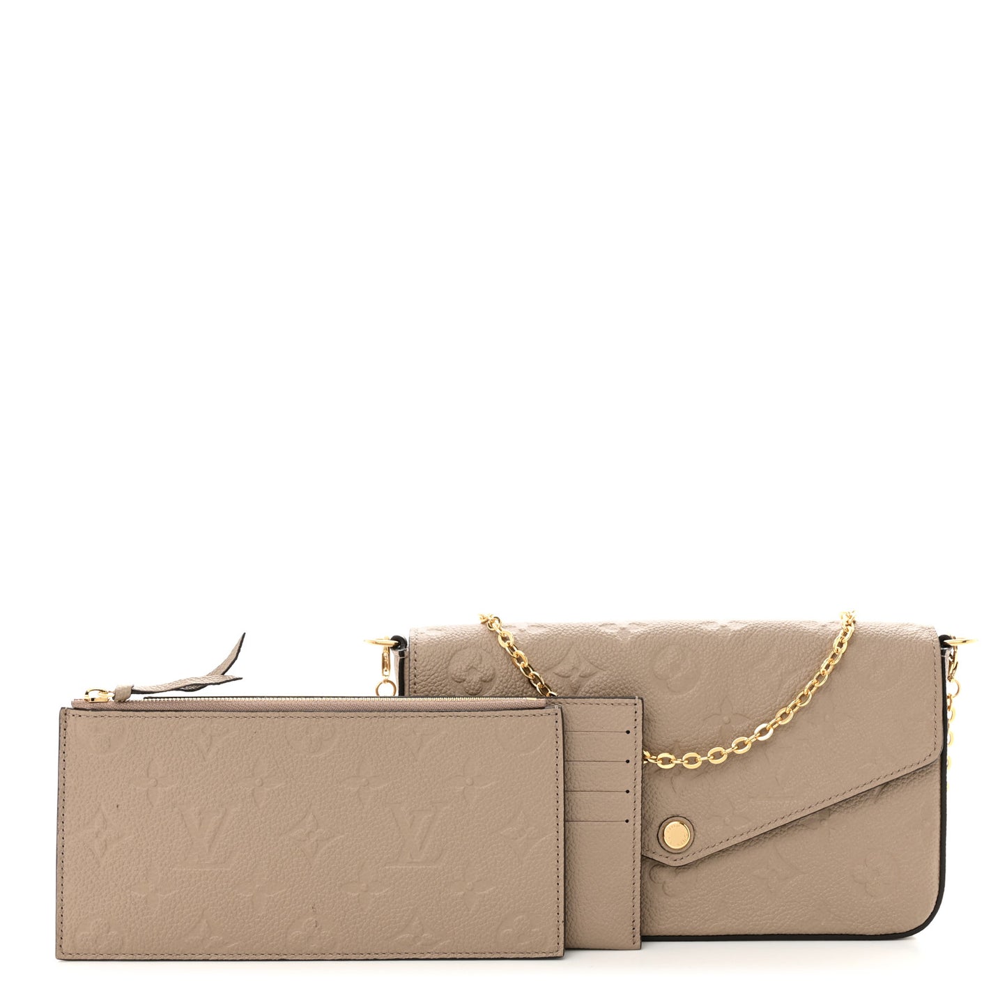 Empreinte Pochette Felicie Chain Wallet Tourterelle