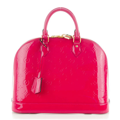 Louis Vuitton Vernis Alma MM Rose Indien 1 of 8