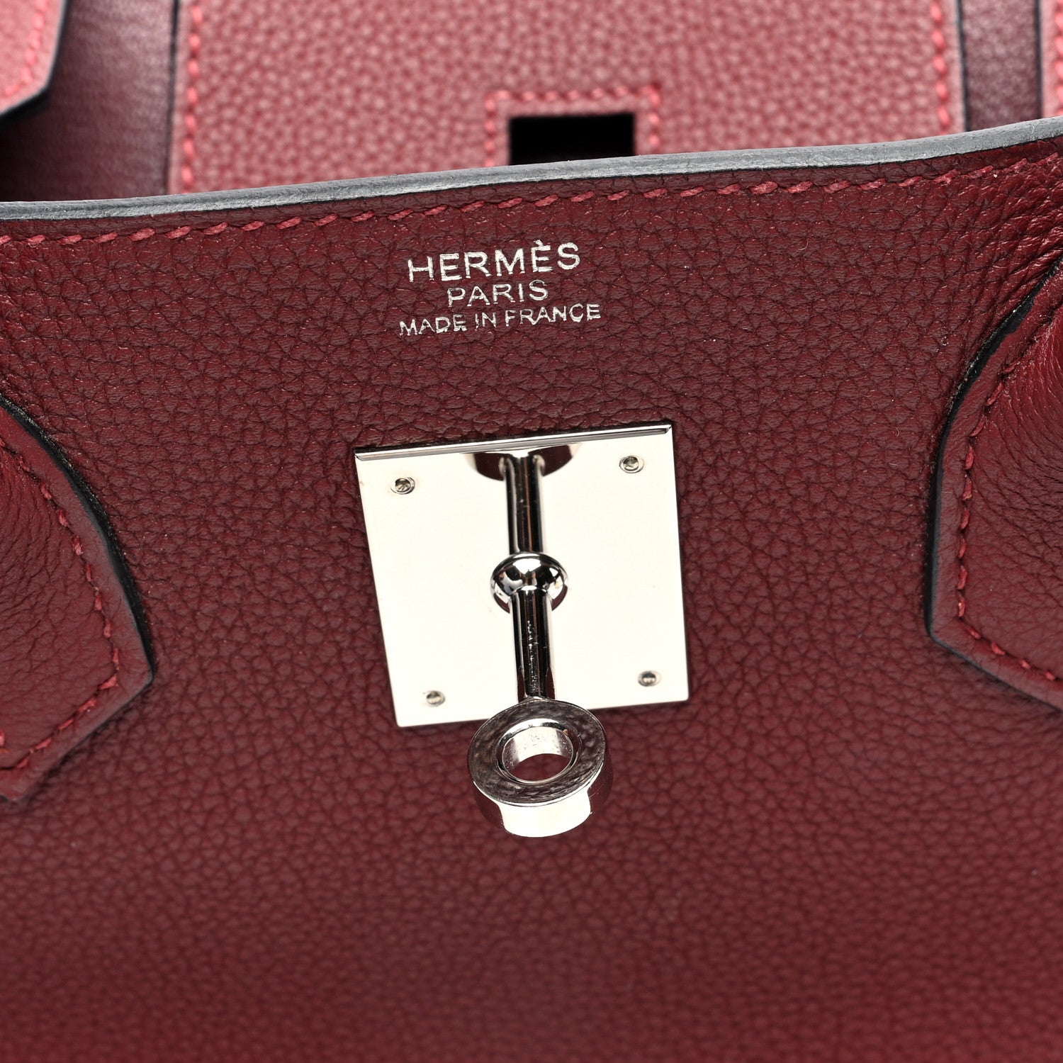 Hermes Togo Birkin 30 Rouge H 6 of 10