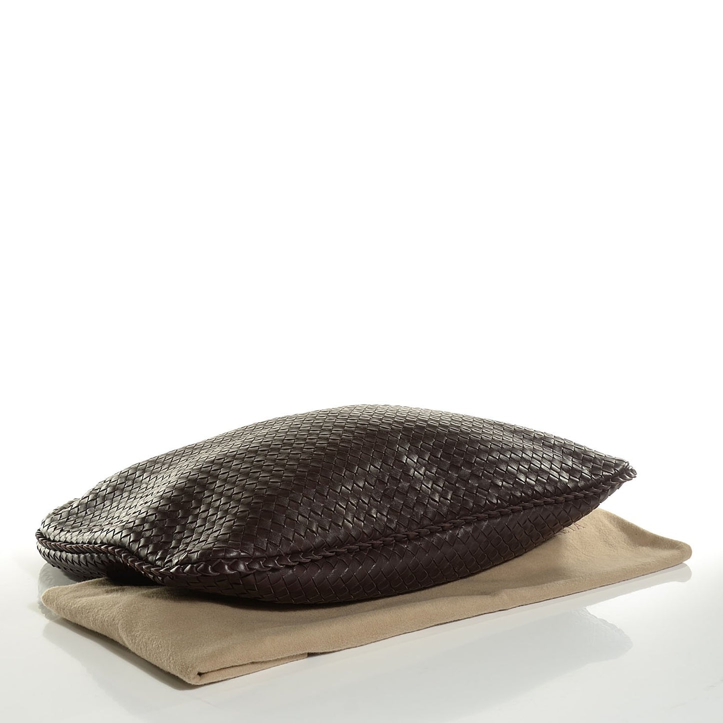 Nappa Intrecciato Maxi Veneta Hobo Ebano