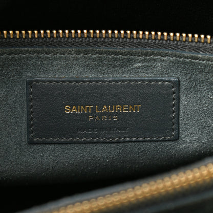 Saint Laurent Calfskin Small Classic Sac De Jour Petrol 5 of 12