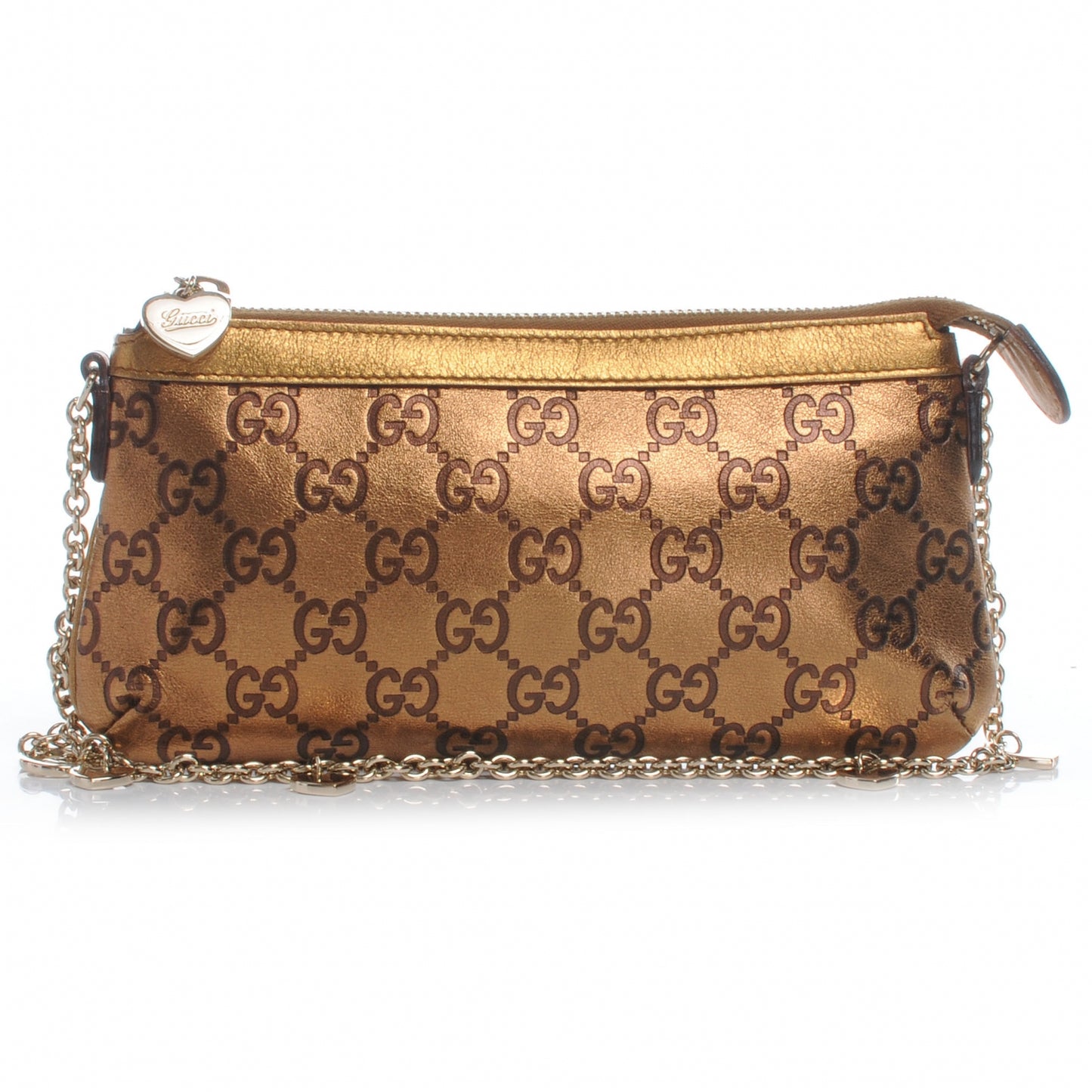 Guccissima GG Pochette Bronze