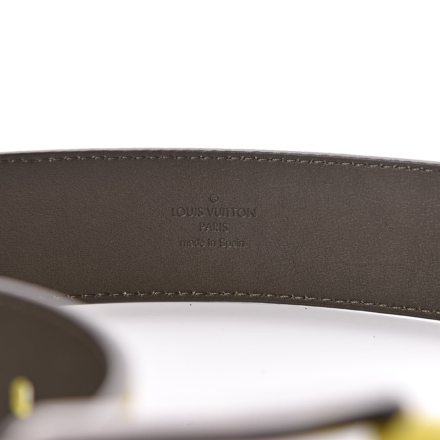 Louis Vuitton Damier Infini 40mm Belt 90 36 Vert Acide 5 of 8