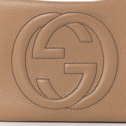Gucci Pebbled Calfskin Small Soho Disco Bag Camelia 10 of 10