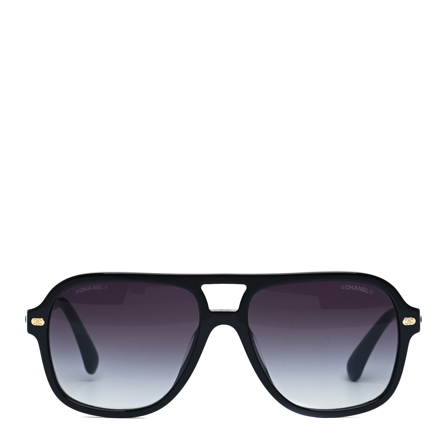 Chanel Acetate CC Sunglasses 5436-Q Black 2 of 9