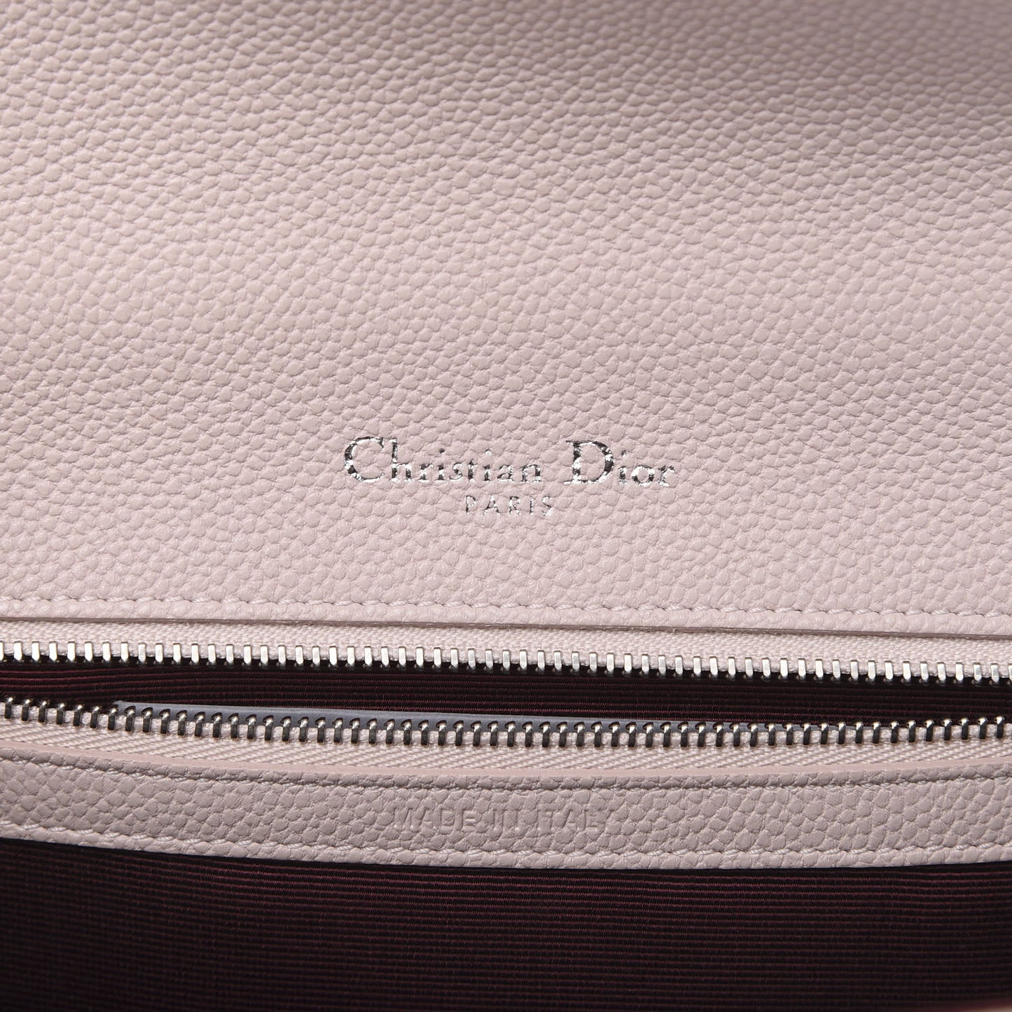 Grained Calfskin Cannage Small Diorama Flap Bag Rose Poudre