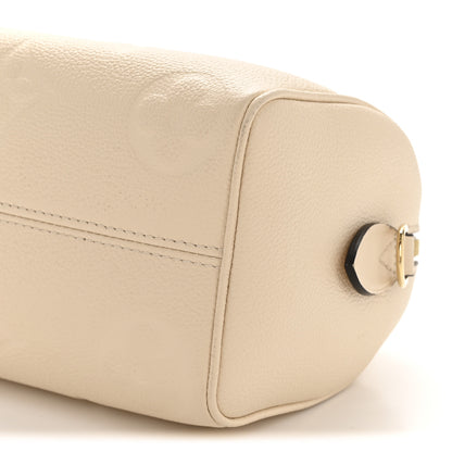 Louis Vuitton Empreinte Monogram Giant Speedy Bandouliere 20 Creme 9 of 12