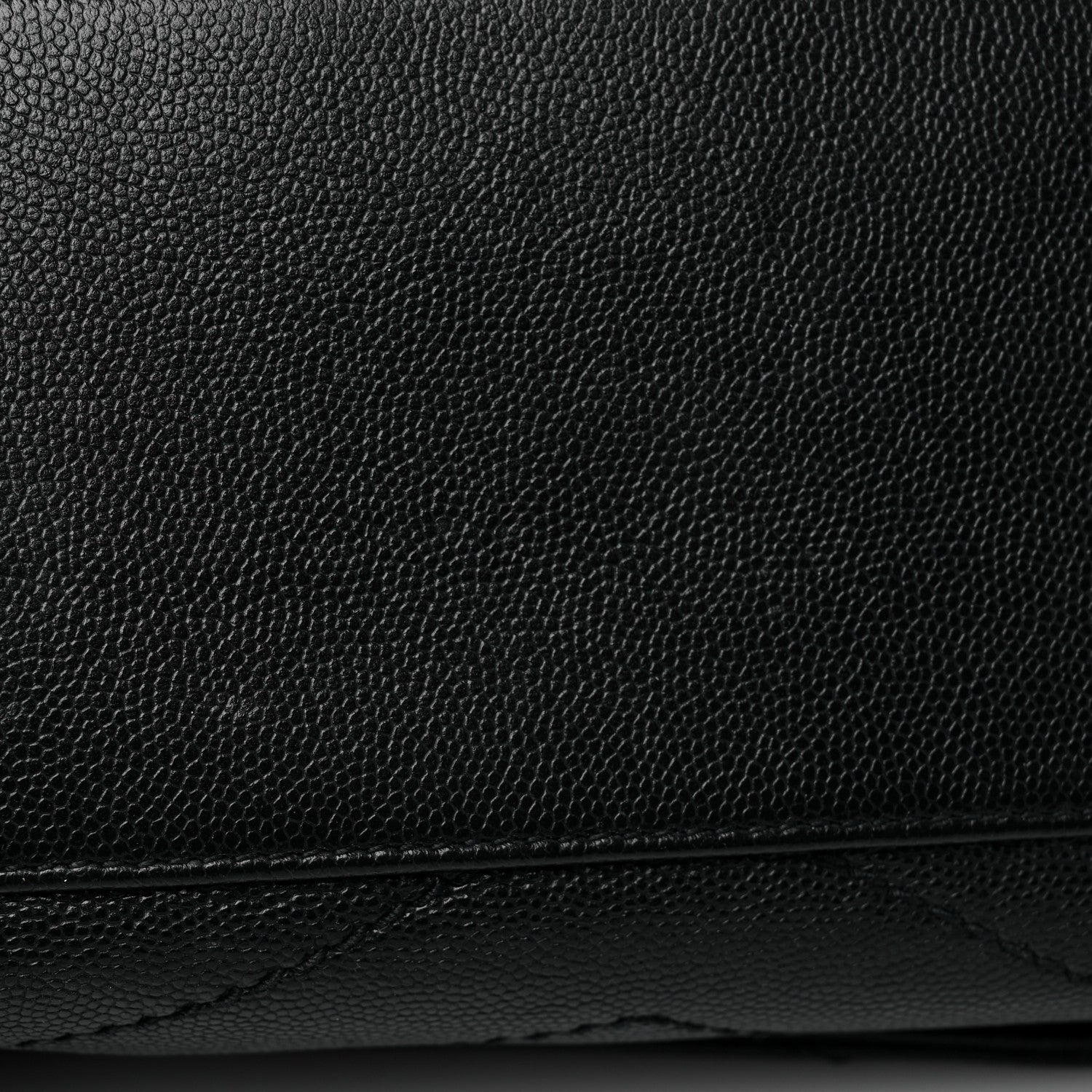 Saint Laurent Pebbled Lambskin Chevron Monogram Small Nolita Black 14 of 15