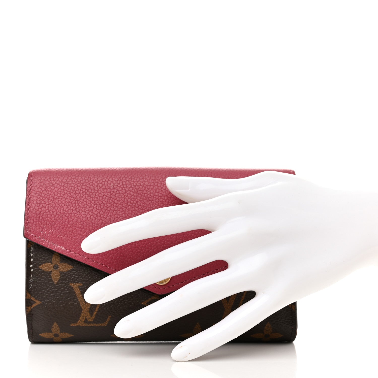 Louis Vuitton Monogram Pallas Compact Wallet Dahlia 2 of 13