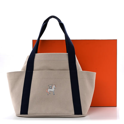 Hermes H Canvas Cabriole Nappy Bag Gris Perle 13 of 13