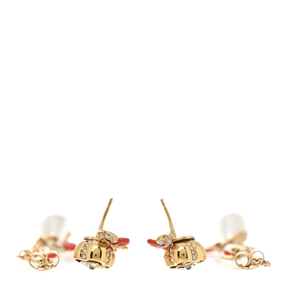 Louis Vuitton Miss Windsor Flower Earrings Gold 3 of 5