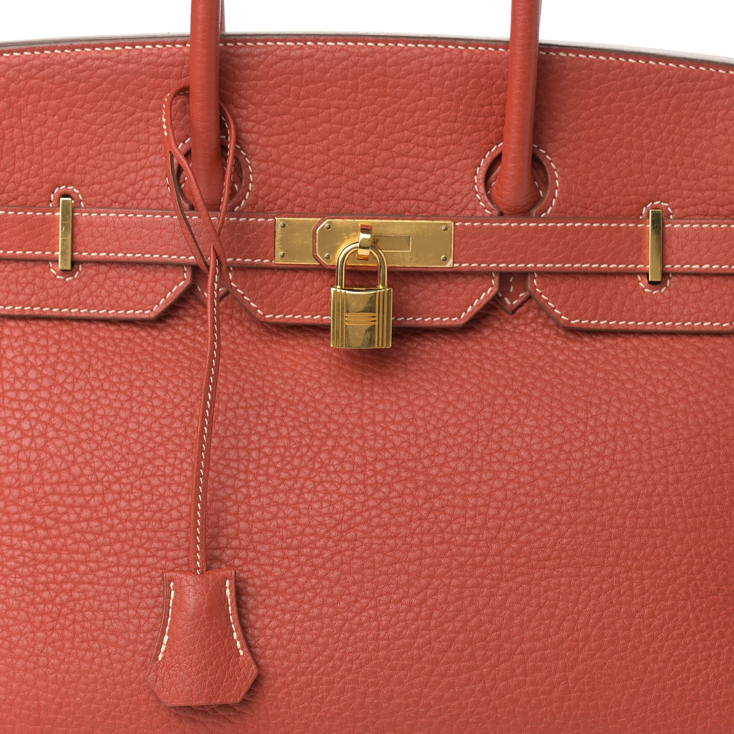 Taurillon Clemence Birkin 35 Sanguine