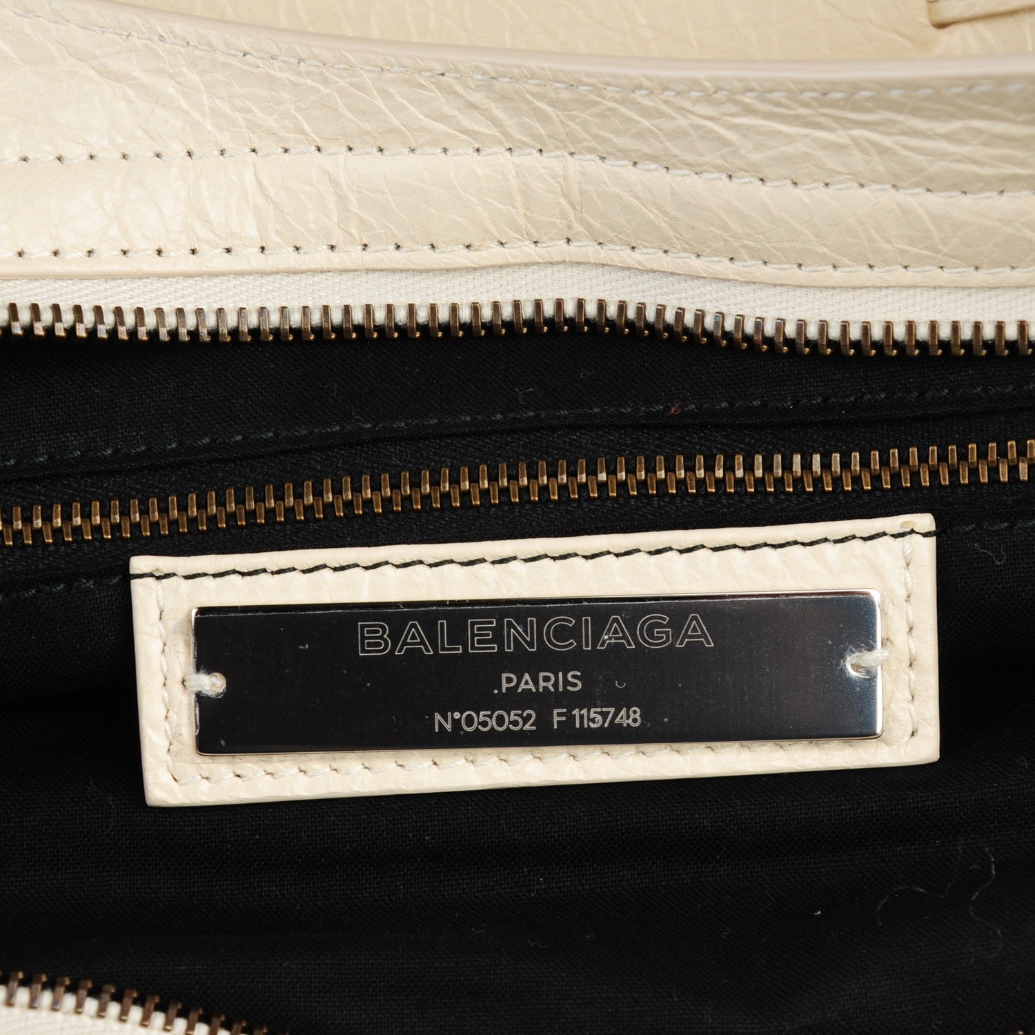 Balenciaga Agneau Classic Hardware City Blanc Creme Light Craie 6 of 7
