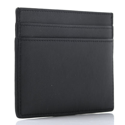 Saint Laurent Calfskin Monogram Credit Card Case Black 3 of 7