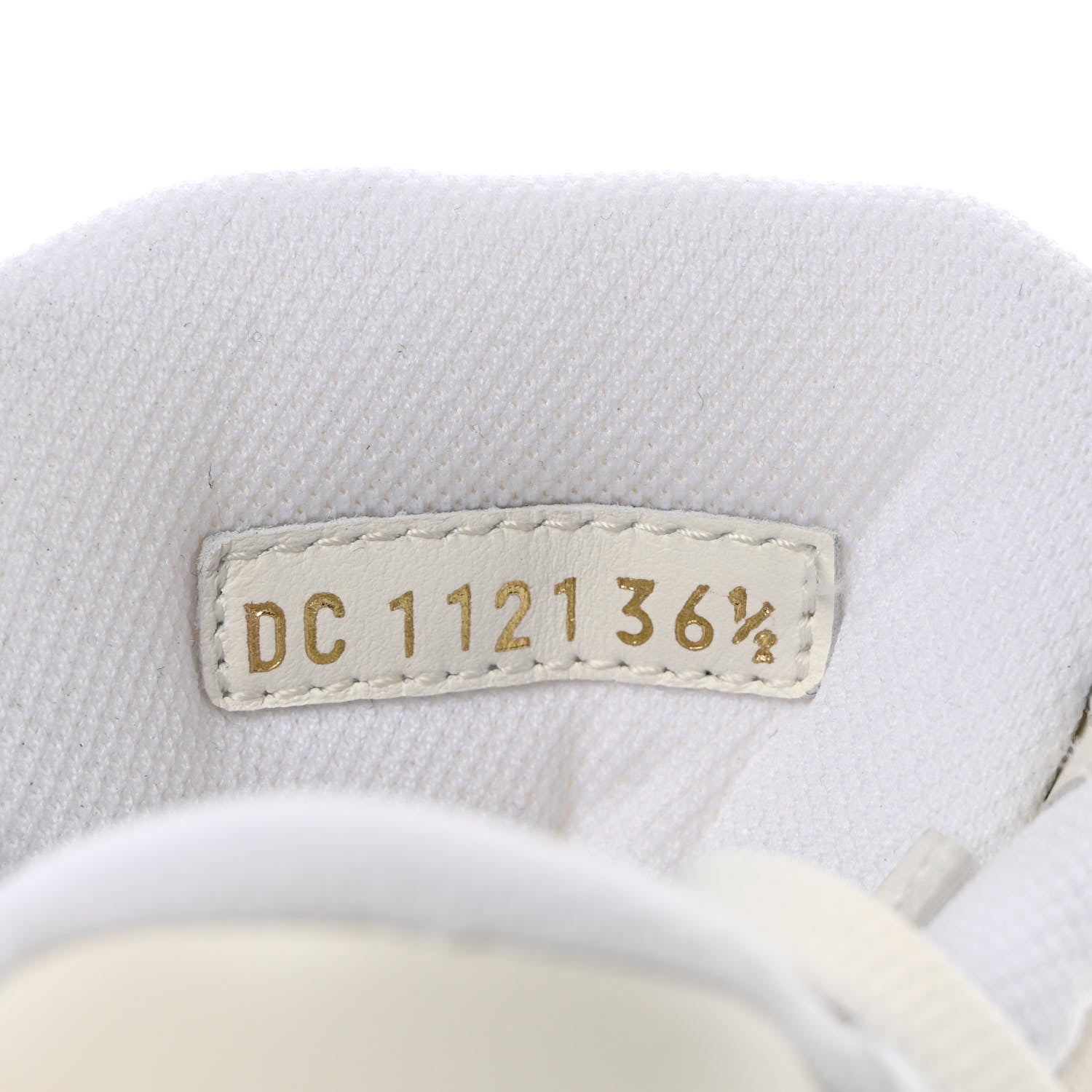 Christian Dior Canvas Embroidered Womens Walk'n' Dior Star High Top Sneakers 36.5 White Gold 14 of 18
