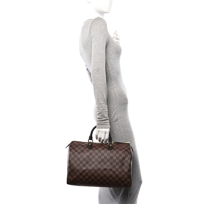 Louis Vuitton Damier Ebene Speedy 35 2 of 12
