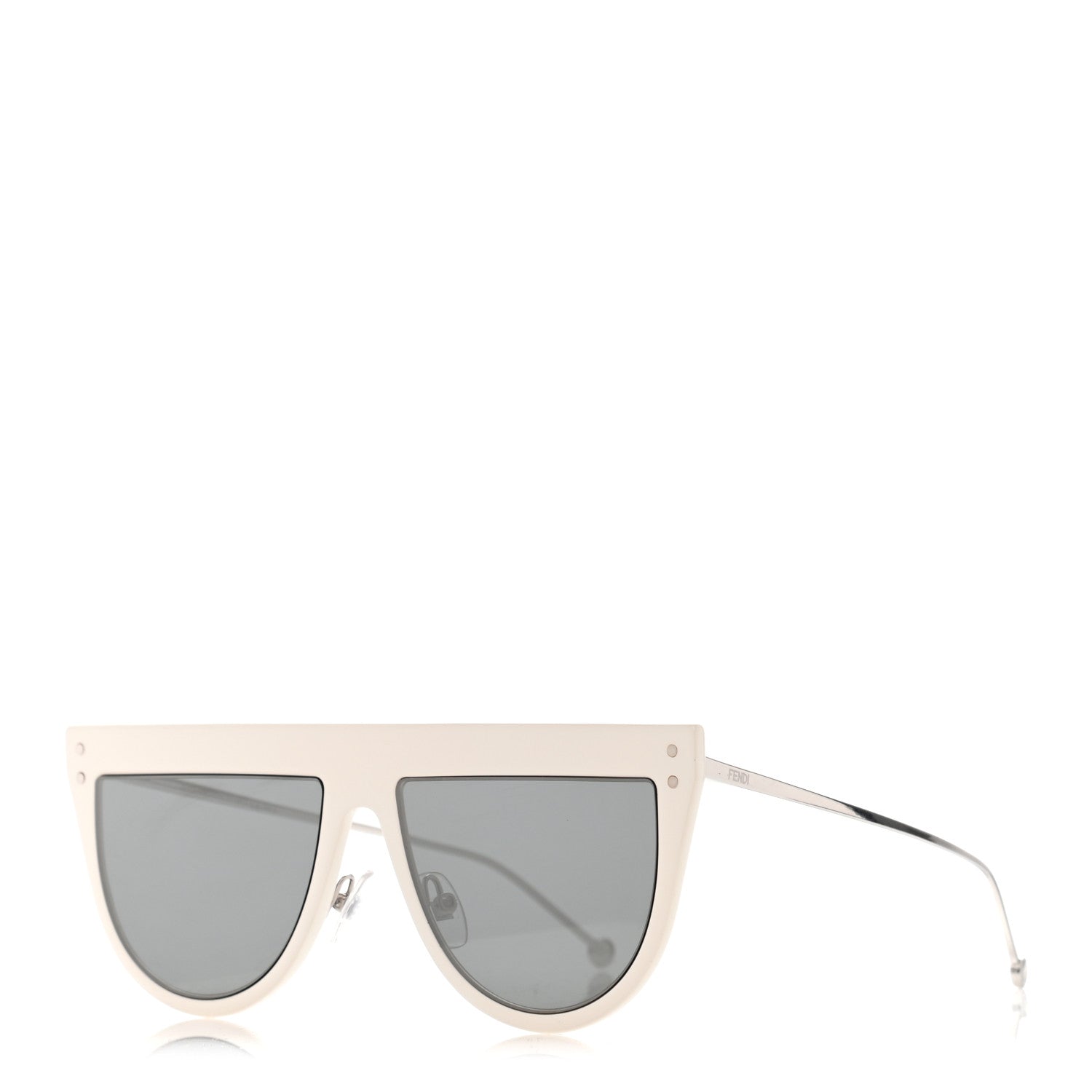 Fendi Defender D-Frame Sunglasses FF 0372/S White 1 of 8
