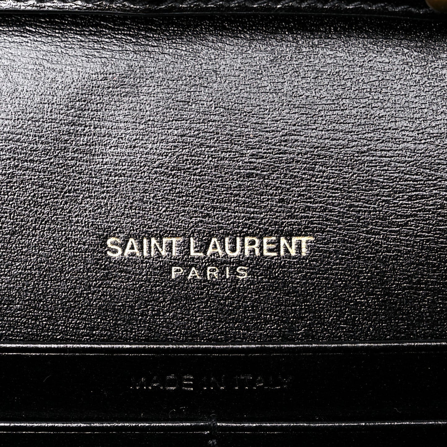 Smooth Calfskin Monogram Sulpice Chain Wallet Black