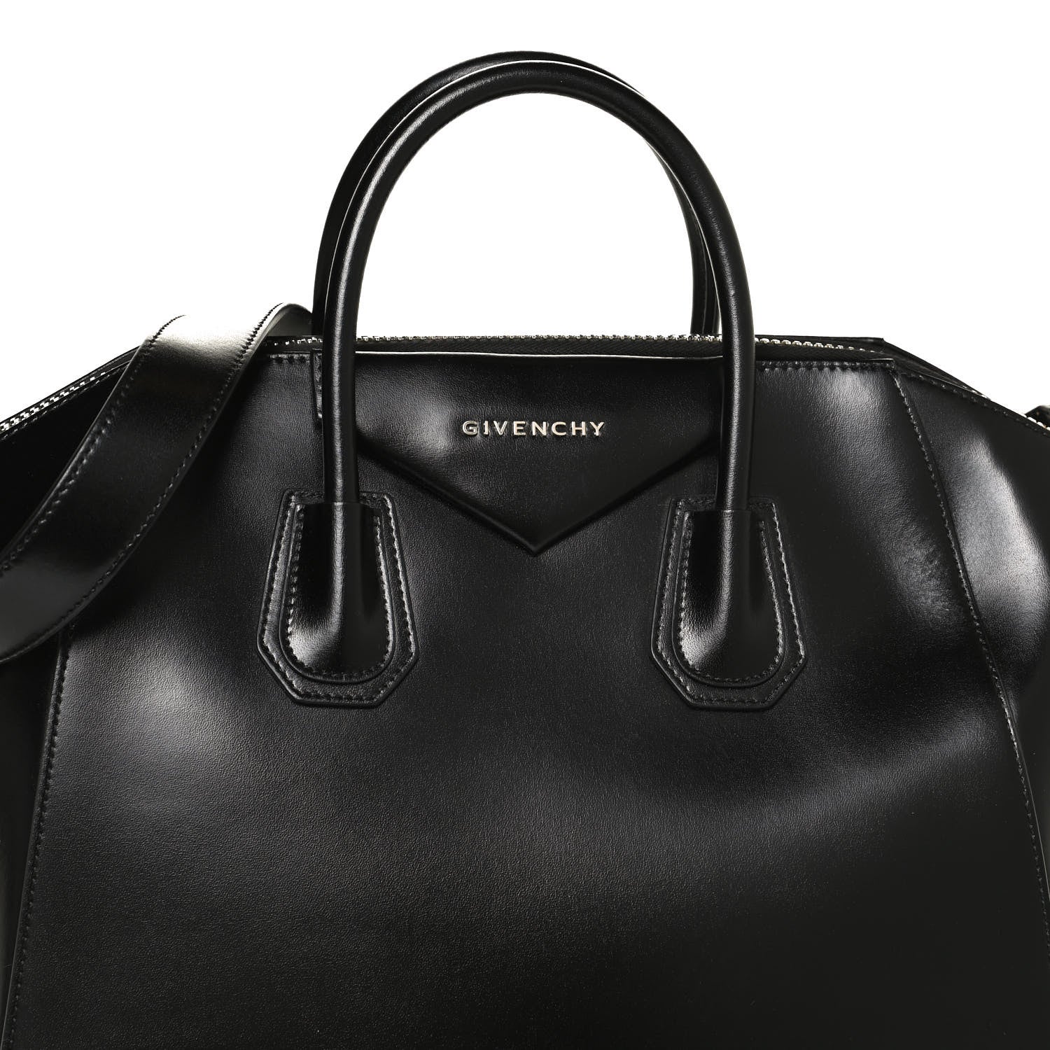 Givenchy Shiny Lord Calfskin Medium Antigona Black 9 of 11